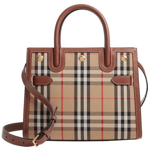 burberry plaid tote